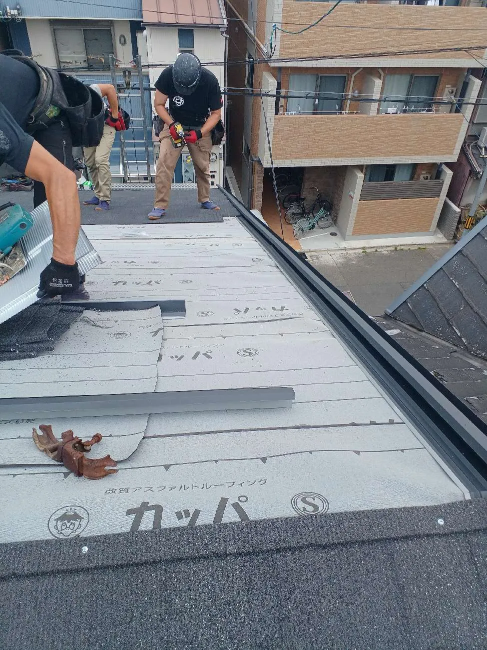 工事中⑦屋根
