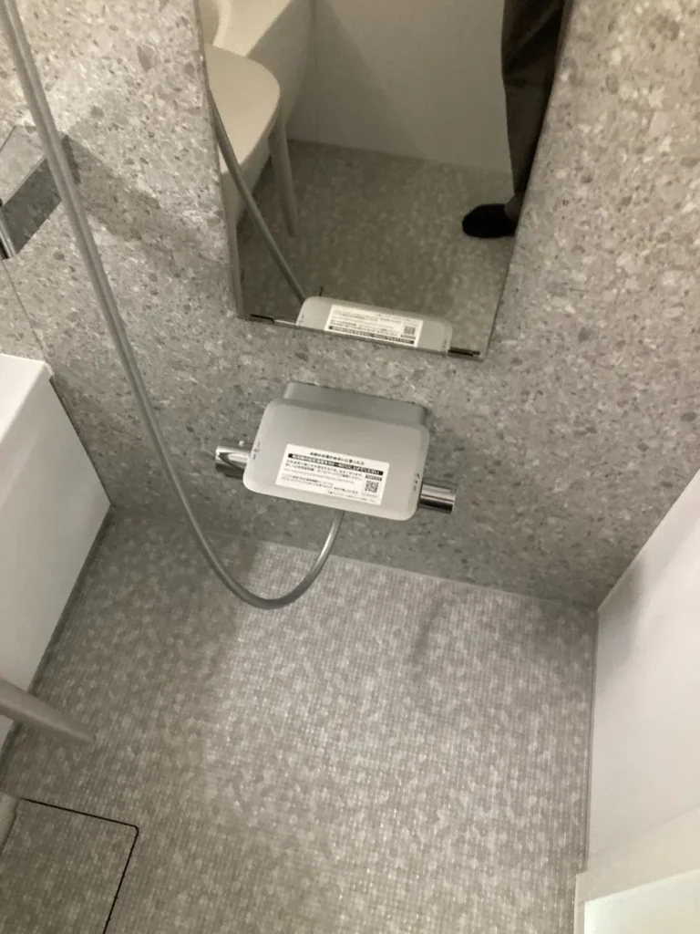 水栓 浴室 工事後