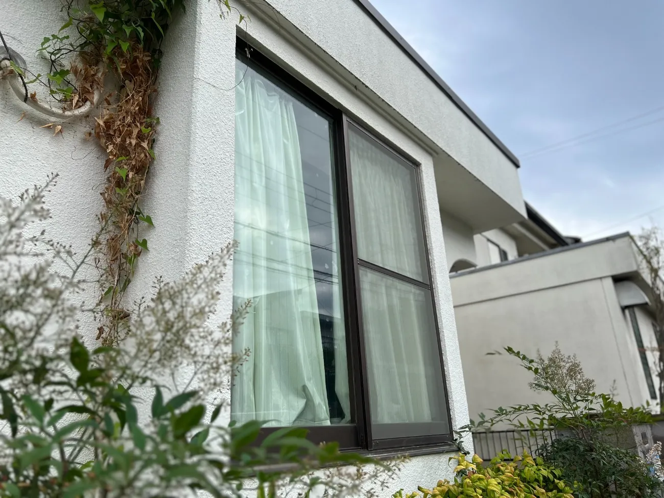 京都市伏見区で白蟻駆除工事｜点検口新設｜和室天井貼替｜サッシ貼替｜勝手口ドアノブ交換　工事前