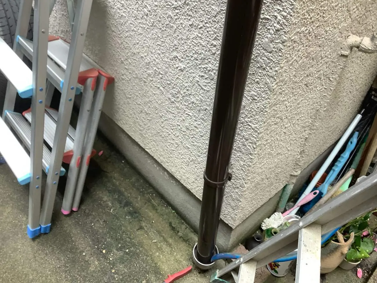 京都市伏見区で下屋根樋交換 完成