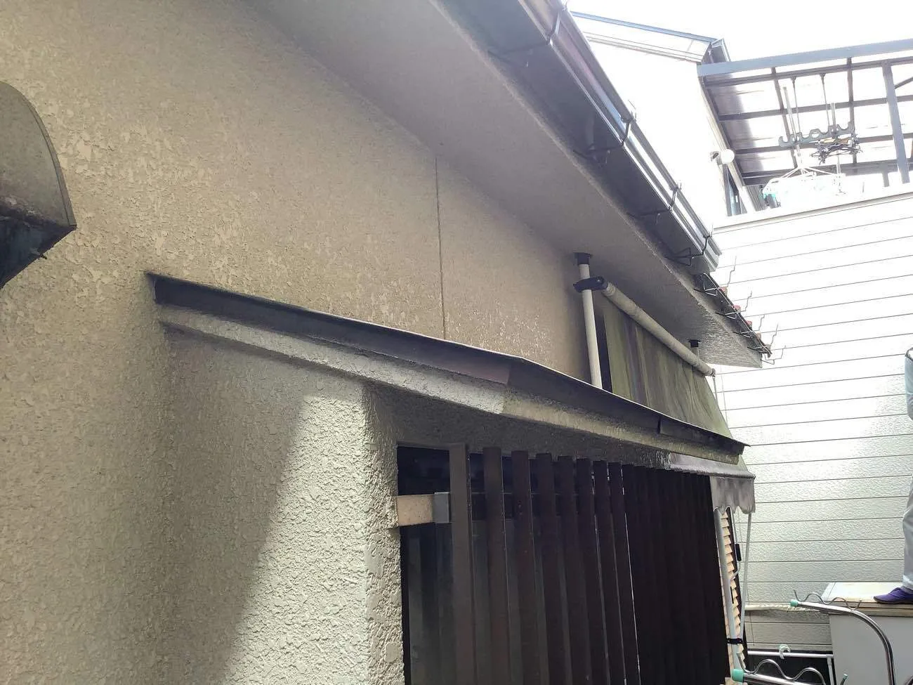 京都市伏見区で下屋根樋交換 完成