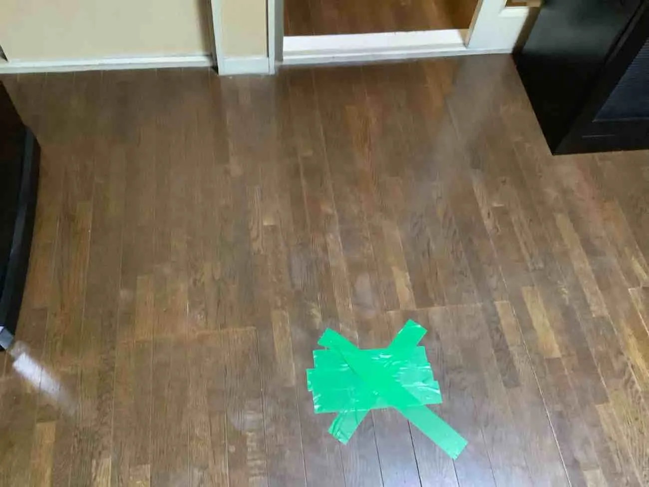 京都市山科区でフローリングリフォーム/重ね張り 工事中