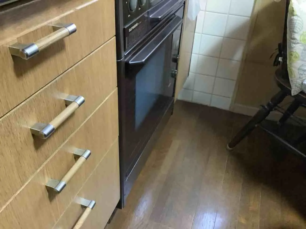 京都市山科区でフローリングリフォーム/重ね張り 工事前