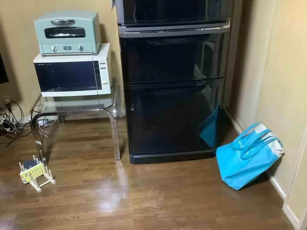 京都市山科区でフローリングリフォーム/重ね張り 工事前