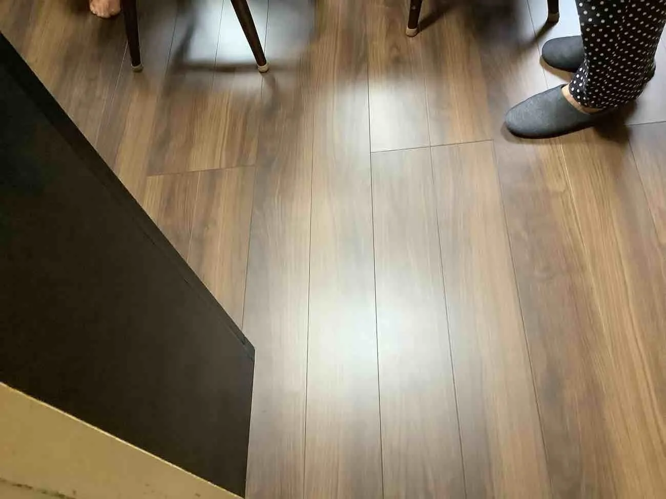 京都市山科区でフローリングリフォーム/重ね張り 工事後