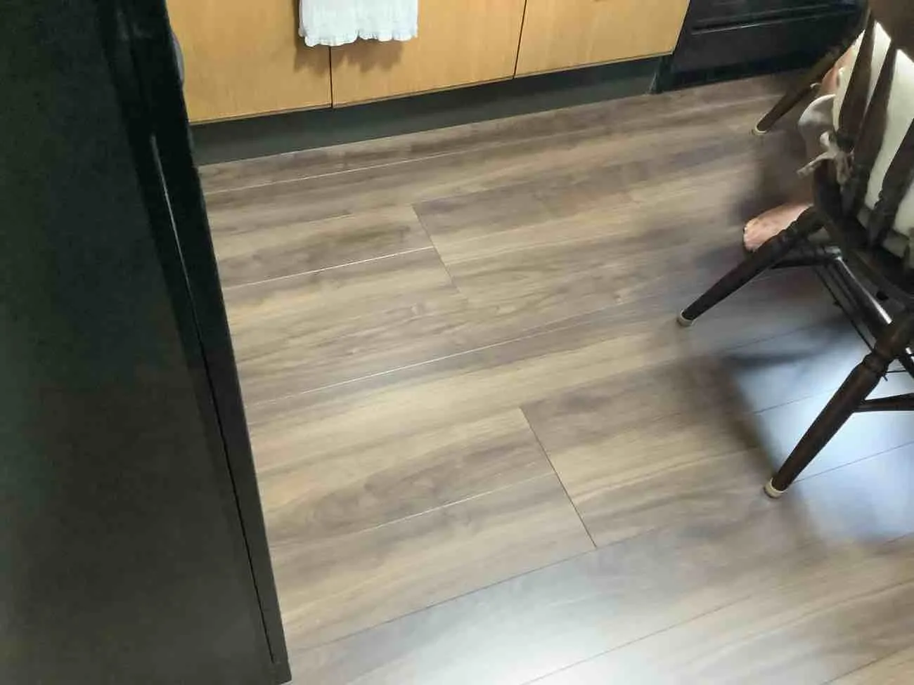 京都市山科区でフローリングリフォーム/重ね張り　工事後