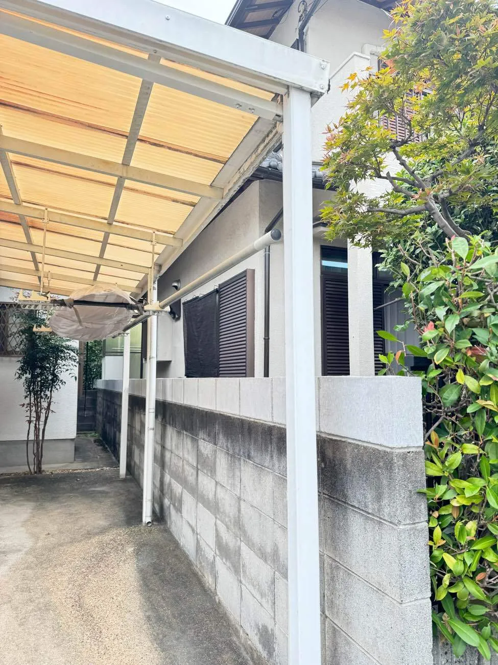 京都府宇治市　外構内装リフォーム　工事中