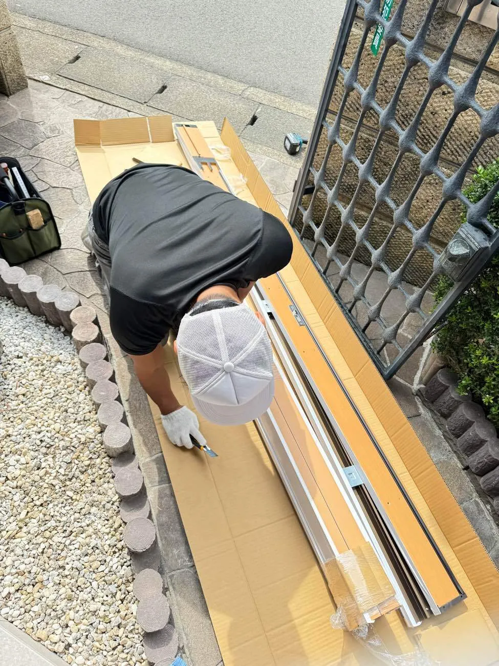 京都府宇治市　外構内装リフォーム　工事中