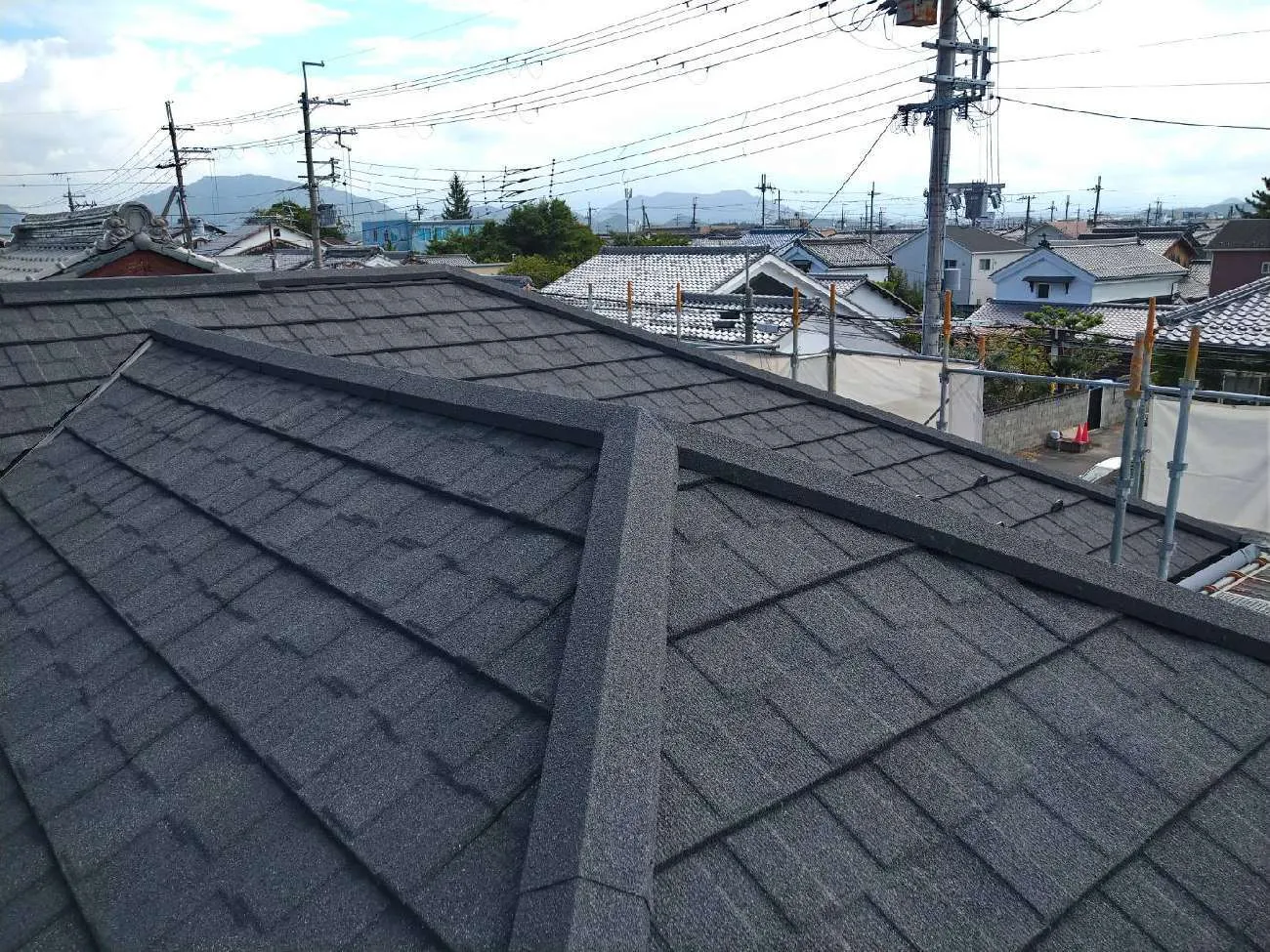 滋賀県近江八幡市で屋根リフォーム 工事後