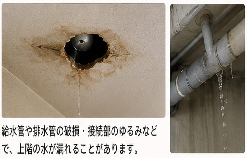 配管（水道・排水）の漏れ