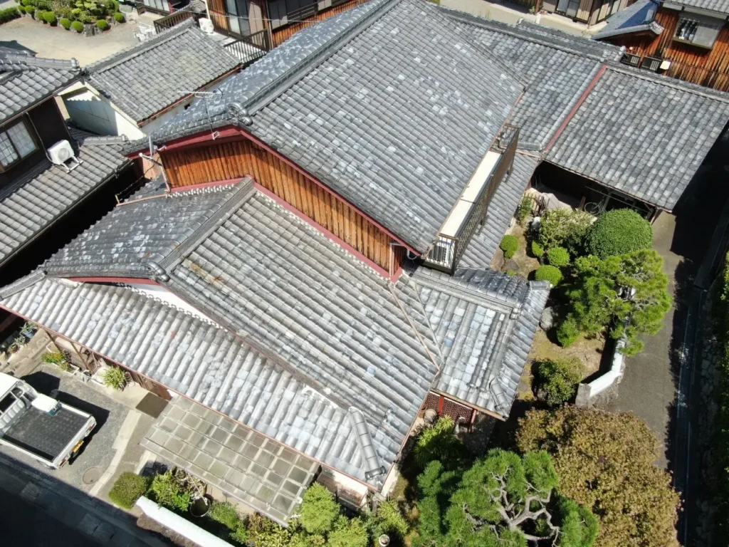 滋賀県草津市　屋根リフォーム　工事前