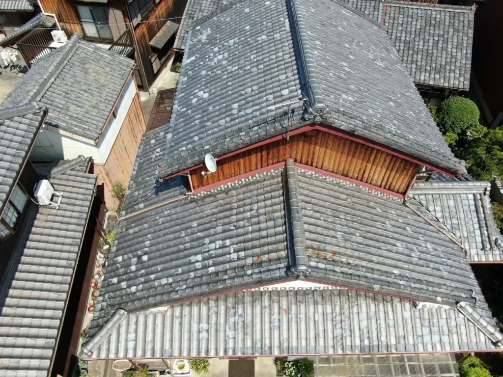 滋賀県草津市　屋根リフォーム　工事前