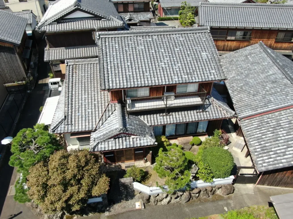 滋賀県草津市　屋根リフォーム　工事前