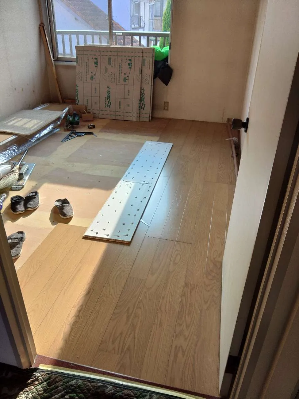 滋賀県野洲市 2F洋室リフォーム 工事中