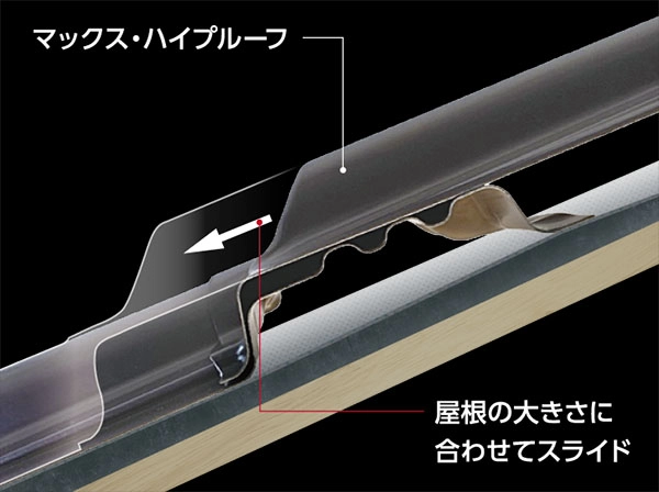 瓦を等間隔に美しく葺き上げ