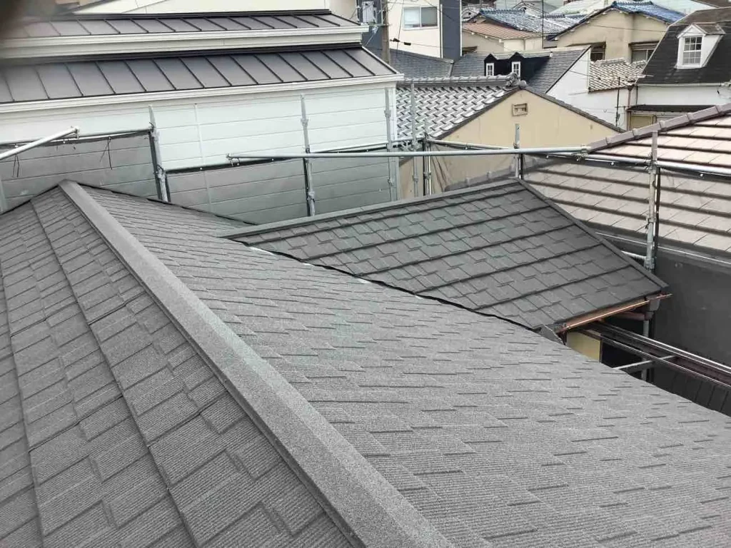 京都市山科区で屋根葺替･外壁塗装浴室･キッチン･トイレ･洗面台･給湯器等リフォーム　完成